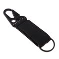 thumbnail image 4 of Soporte de gancho para llaves Hebilla Molle Cinturón colgante Clip de mosquetón colgante Negro kusrkot Hebilla con correas de nylon para exteriores, 4 of 7