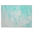 thumbnail image 2 of Addison Rugs Chantille Indoor/Outdoor Transitional Abstract Aqua Washable Rectangle Rug, 1'8" x 2'6", 2 of 6