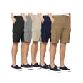 thumbnail image 5 of 5-Pack Men's Cotton Flex Stretch Cargo Shorts With Belt (Sizes, 30-42), 5 of 6