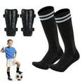 thumbnail image 1 of BTideas Soccer Shin Guards,Shin Guards Almohadillas y Calcetines Largos de Fútbol para Equipo de Fútbol, Negro, 1 of 1