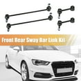 thumbnail image 2 of Unique Bargains 4pcs Front Rear Stabilizer Sway Bar End Links for Audi A3 Quattro 2006-2013 No.K80482/K80478, 2 of 7