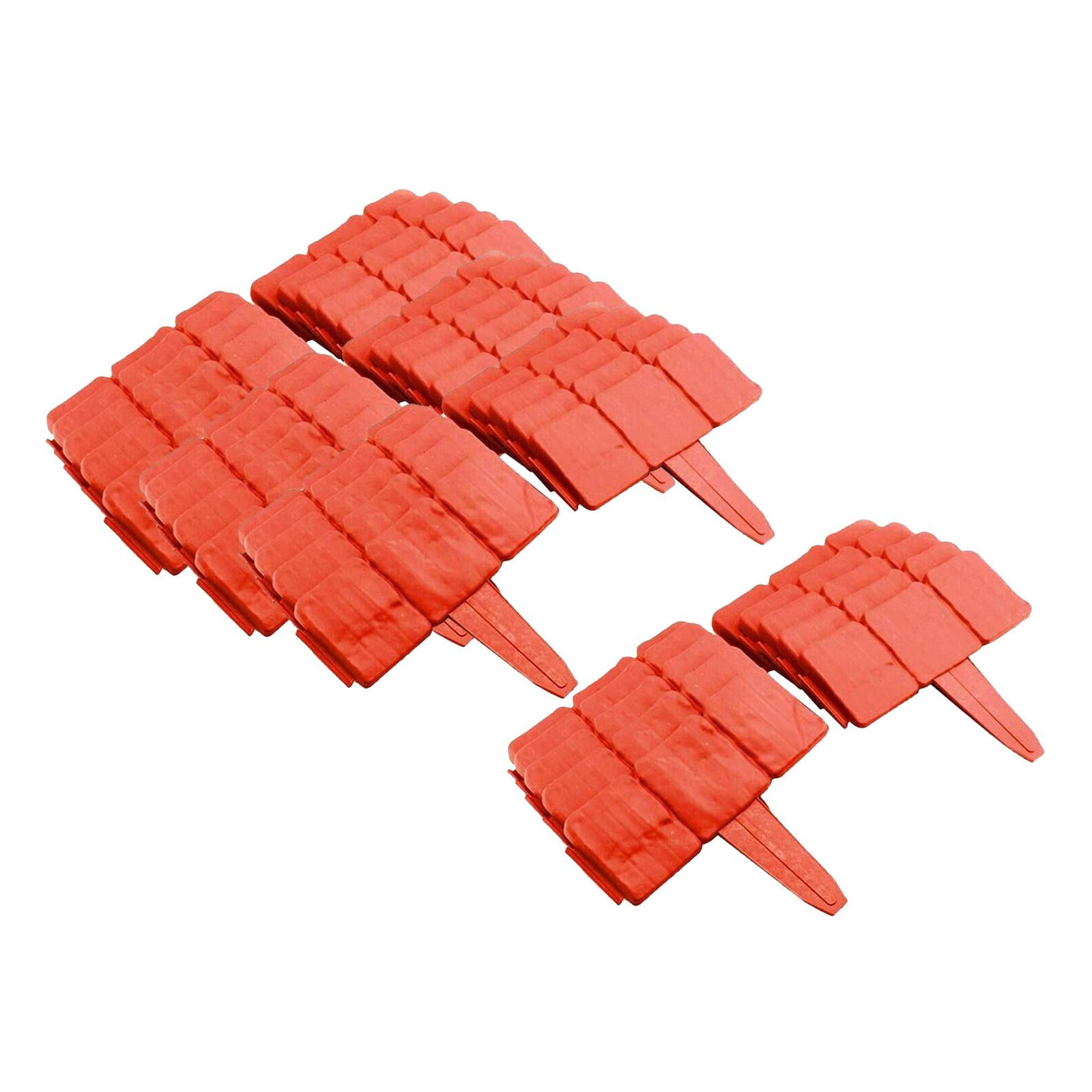 Set of 20 Garden Lawn Edging Landscape Border Flexible Interlocking