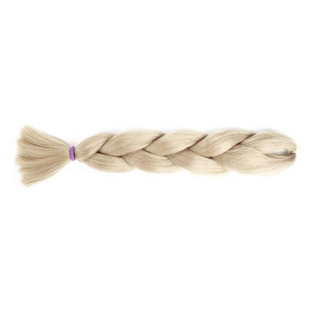 Braided Ponytail Extension High Temperature Silk 24in Soft Realistic Hair Extensions for Women Type 27