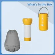 Portable Clothes Dryer, 200-400W Multifunctional Small Dryer with Big Clothes Bags and Warm Shoe Expansion Tube for Travel Home Laundry