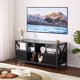 thumbnail image 3 of QinaQin Mueble para TV estilo farmhouse para pantallas de hasta 50 pulgadas, cómoda con amplio almacenamiento y 2 cajones de tela, ideal para sala o recámara, 3 of 8