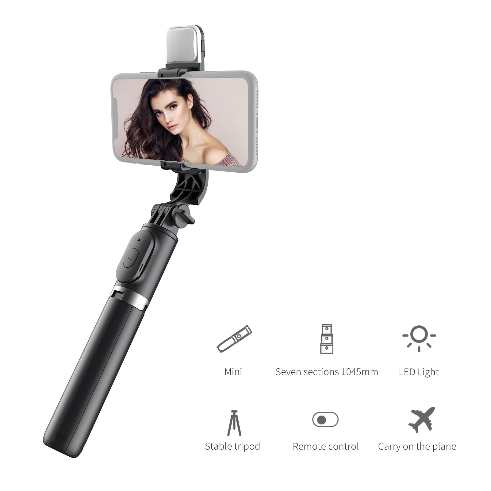 Mini trépied portable montage Selfie bâton extensi – Grandado
