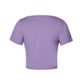 thumbnail image 2 of fatyb Women's Basic T-Shirts Short Sleeve Slim Going out Crop Tops Solid Color Summer Casual Tee, 2 of 4