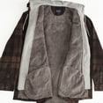 thumbnail image 3 of Smith's Workwear Sherpa-Lined Hooded Micro-Fleece Shirt-Jacket, 3 of 3