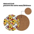 thumbnail image 4 of Xecao Cute Dog for MDF Cork Coaster 4 Pcs,Drink Coasters,Suit for House Warming Gifts New Home ,Coffee Table Decor-Round Shape, 4 of 7