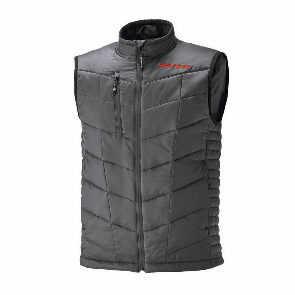 Polaris Polaris Mens Nylon Snowmobile Heated Vest 3M Insulated