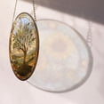 thumbnail image 4 of Mosaic Tree of Life Suncatcher Ornament Window Hanging Handmade Suncatchers Metal Chain Outdoor Garden Decor Gift for Women Christmas Thanksgiving, Stained 2025, Seasonal Holiday, 4 of 6