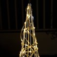 thumbnail image 2 of Hi-Line Gift Ltd 37522-S Twinkling 480 LED Christmas Cone Tree with Warm White & Cold White Lights, 2 of 9