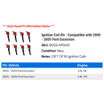 thumbnail image 2 of Ignition Coil Kit - Compatible with 2000 - 2005 Ford Excursion 2001 2002 2003 2004, 2 of 2