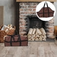 thumbnail image 3 of Foldable Firewood Storage Bag Portable Wood Carrying Bag Large Capacity Oxford Cloth Bag, 3 of 8