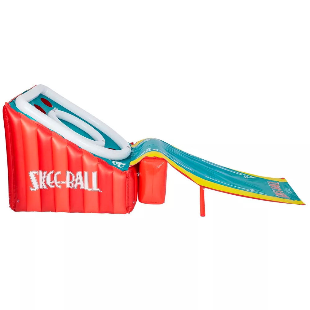Skee Ball Game for Kids and Adults, Giant Inflatable Game, Arcade Game for Home, Includes 4 Balls