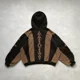 thumbnail image 5 of Sudadera con capucha de estilo Harajuku para mujer, con bordado geométrico, empalme gótico, Y2k, sencilla, para uso diario, con patrón suelto, informal, para hombre, 5 of 5