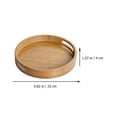 thumbnail image 2 of Yardwe Round Serving Tray, Khaki Color, Practical and Tray for Events, Parties, and Home Use, 2 of 8
