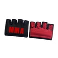 thumbnail image 4 of Guantes de boxeo de gel de MMA Half Mitts Ejercicio Gear de protección transpirable Adultos para kickboxing Karate Taekwondo Sanda Grappling Rojo, 4 of 8