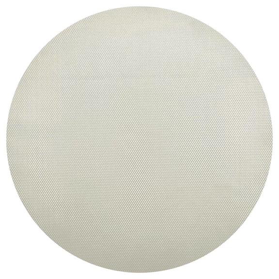 Beige Round Placemats Set of 6 Woven Non-Slip Washable Heat Resistant Table Mats 15.4 Inch for Kitchen Dining Decor