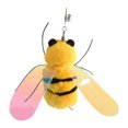 thumbnail image 1 of Feather Wand Wand Replacement Teasing Wand Plushy， Cute Drone Design Soft Feather Tips，Enhances Owner Bonding, 1 of 6