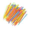 thumbnail image 1 of Plastic , Bright Colors Portable Large Eye Plastic  100pcs Safe Practical Plastic Material  For Practice For Sewing For Knitting, 1 of 8