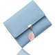 thumbnail image 1 of FloreceBien Cartera de mujer de piel sintética suave y lisa, Cartera de mujer Monedero con colgante de hoja delicada de piel sintética, Cartera corta para mujer, 1 of 5
