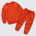 thumbnail image 6 of NOLDARES Toddler Baby Girl Clothes Fall Winter Outfits Infant Girl Sweatshirt Top Pants Set Toddler 2Pcs Clothes(Orange,11-12 Y), 6 of 6