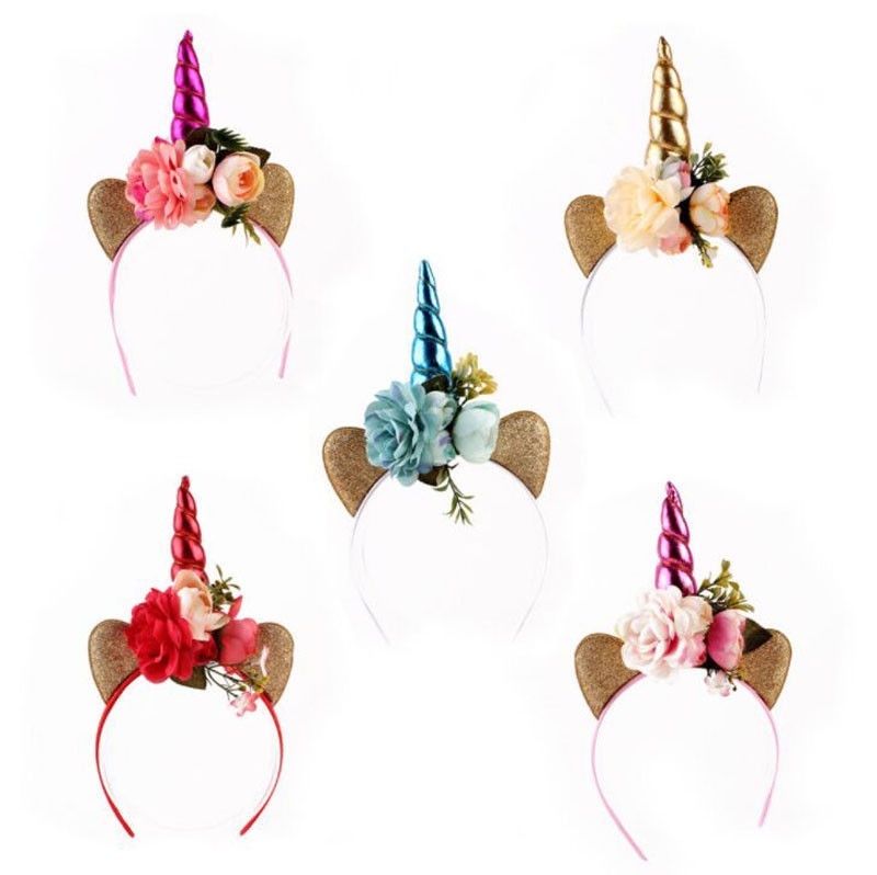 unicorn headband for baby girl