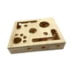 thumbnail image 1 of Juguete interactivo de madera para gatos, rompecabezas, juego de entrenamiento mental, juguete multifuncional y divertido para que de, 1 of 9