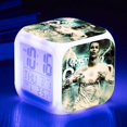 thumbnail image 1 of World Cup Football League Cristiano Ronaldo Star Alarm Clock LED Digital Seven-Color Square Alarm Clock Creative Small Alarm Clock, 1 of 6