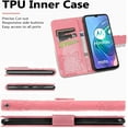 thumbnail image 5 of case for Moto G Stylus 5G (Not 4G) Cute Wallet Case Stylish Girls Women, 3D Butterfly PU Leather with Credit Card Slots Holder Flip Case Cover for Motorola Moto G Stylus 5G Rhinestone Rose Gold, 5 of 14