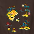 thumbnail image 2 of The Spongebob Movie: Search For Squarepants - Pirate Map Oversized - Youth Short Sleeve Graphic T-Shirt, 2 of 5