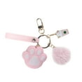 thumbnail image 2 of Cute Cat Paw Keychain Key Ring Bag Charm Pendant Gift for Girls, 2 of 9
