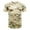 Tan+Armygreen, variant on Men's Camo T-Shirt Military Blouse Short Sleeve Army Camouflage Tops M-3XL