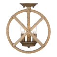 thumbnail image 2 of Marina 3-Light Semi-flush in Burnished Chestnut, 2 of 4
