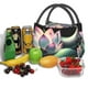 thumbnail image 3 of Fotbe Snake Holding A Lotus Bolsa Térmica Portátil con Estampado, Bolsa de Entrega de Alimentos Aislada, Bolsa Reutilizable de Gran Capacidad para Comidas y Supermercado, 3 of 6