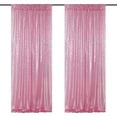 thumbnail image 1 of XmhyTop-A Cortinas con purpurina (2 unidades, 60 x 240 cm), color rosa, 1 of 5