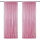 thumbnail image 1 of XmhyTop-A Cortinas con purpurina (2 unidades, 60 x 240 cm), color rosa, 1 of 5