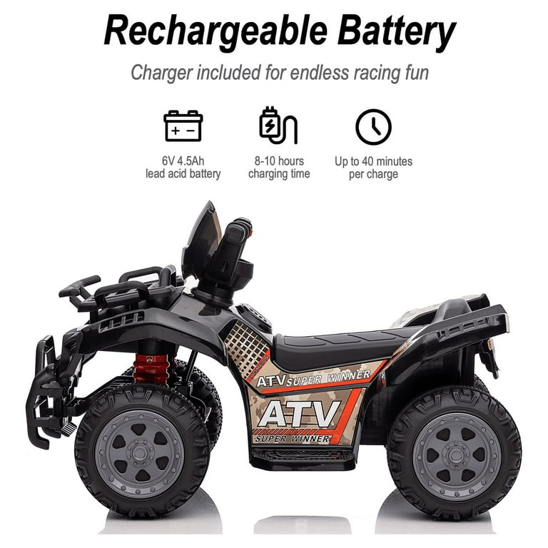 Charger for toddler 4 wheeler sale