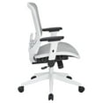 thumbnail image 3 of Breathable Mesh Seat And Back Manager Chair-Color:White,Size:27.25W x 27.5D x 43H, 3 of 10