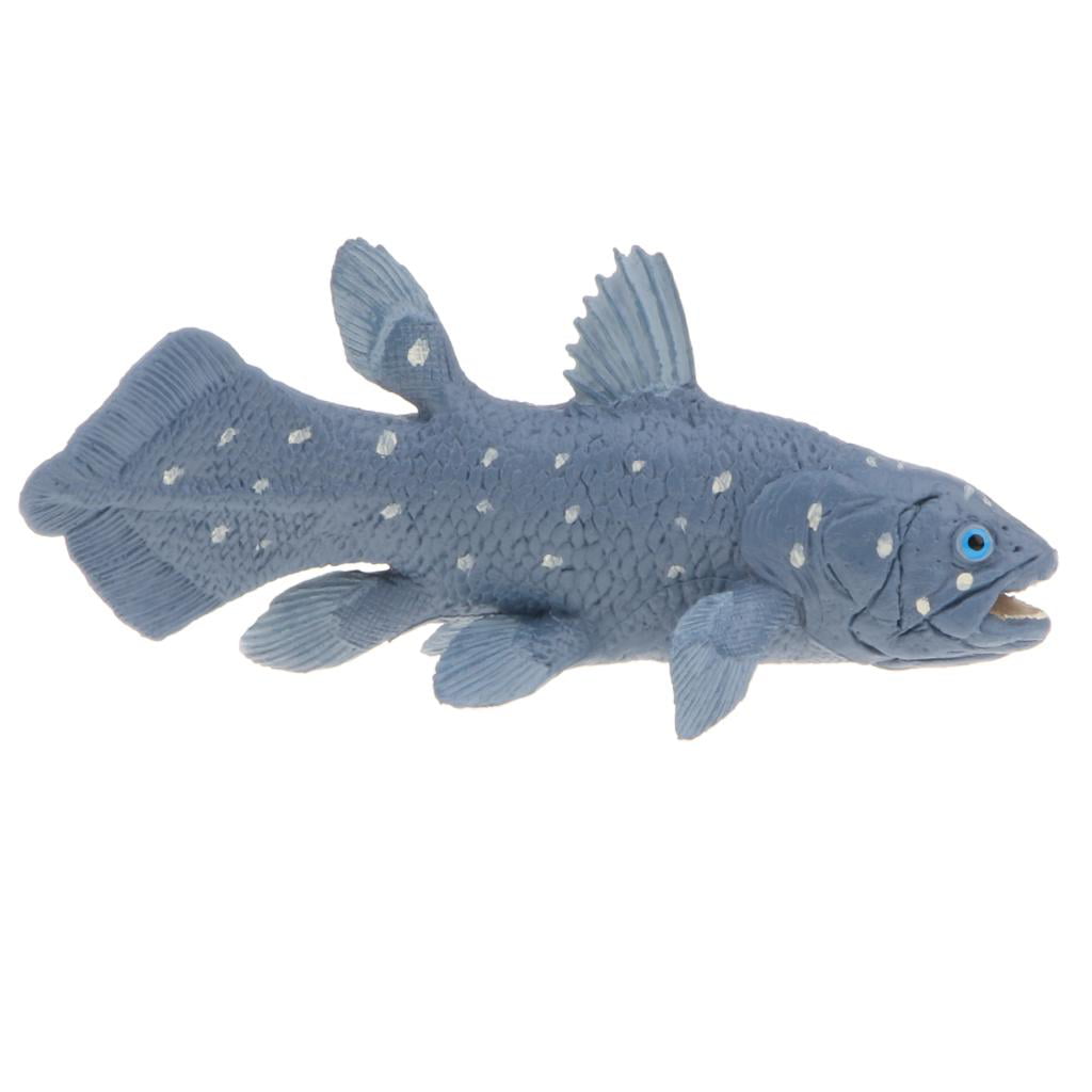 5 Inch Plastic Coelacanth Model Ocean Animal Figure Kids Educational Toy 