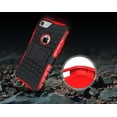 thumbnail image 4 of Nakedcellphone RED GRENADE GRIP RUGGED TPU SKIN HARD CASE COVER STAND FOR APPLE iPHONE 7/8, 4 of 8