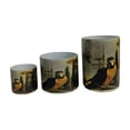 thumbnail image 3 of BIDK Home Small Parrot Glass Votive Candle Holder - 6" - Multi-Color, 3 of 3