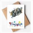thumbnail image 1 of l Dice Cool Effects Illustration Wedding Cards Congratulations Greeting Envelopes, 1 of 3