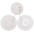 thumbnail image 5 of Unique Bargains Round Vent Cover ABS Plastic Adjustable Air Vent Cover White 4pcs 2.68" x 1.34", 5 of 5