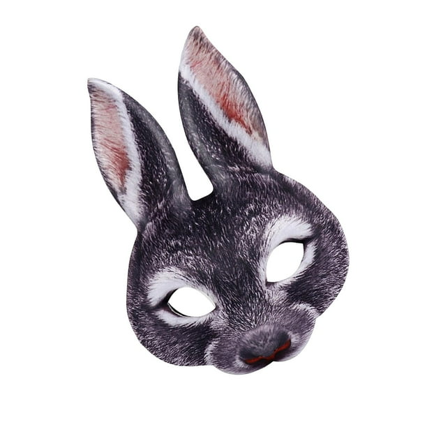 Disfraz de conejo novedoso para adultos, para Halloween, Pascua, cosplay, actuación en el escenario negro