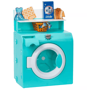 Little Tikes Retro ‘50s Inspired Washer Dryer Realistic Pretend Play Laundry Washing Machine Appliance
