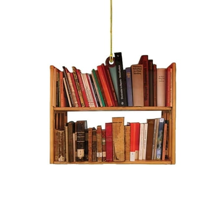 

Decorated Christmas Garland Book Lovers Reads Christmas Books Acrylic Ornaments
