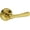 Gold, variant on Baldwin HDWYNRRR044 Wyndcliff Non-Turning One-Sided Dummy Door Lever - Brass