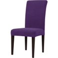 thumbnail image 1 of Dining Chair Slipcovers Stretch Parsons Chair Covers Sets Chiar Protector Removable Washable Elastic for Ktichen Dining Room Restaurant Hotel Ceremony (2, Violet), 1 of 6